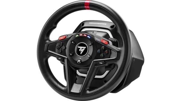 ThrustMaster T128 Wired Steering Wheel and Pedal Set for PC, Xbox One, Series S, X