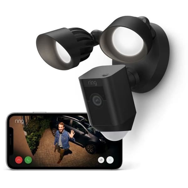 RING Surveillance Camera - Wired Floodlight Plus - Black - EU