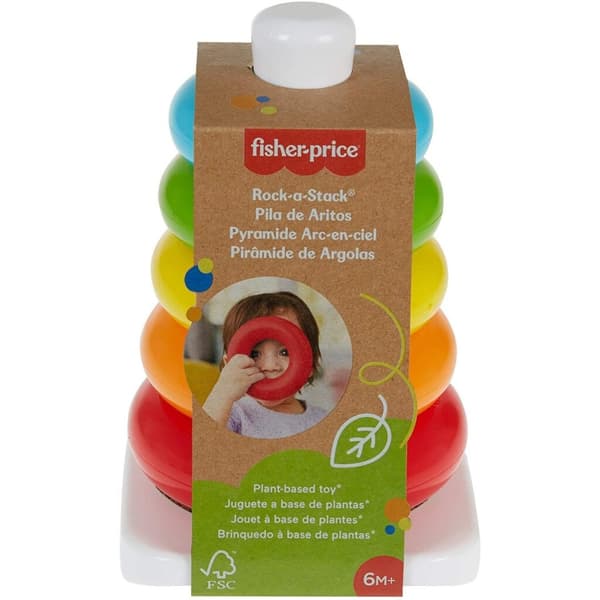 Fisher Price Color Ring Pyramid - Stacking Toy - Eco-Friendly