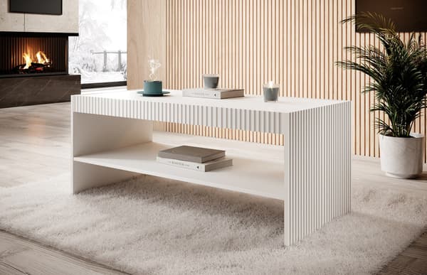 PAFOS Bench/Table 120x60x50cm White Matte