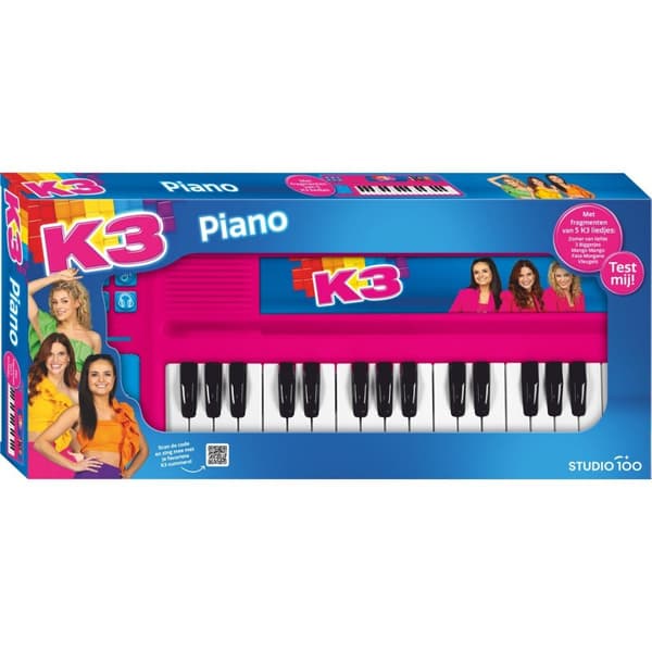 K3 Piano with Drum Pad Pink/Blue