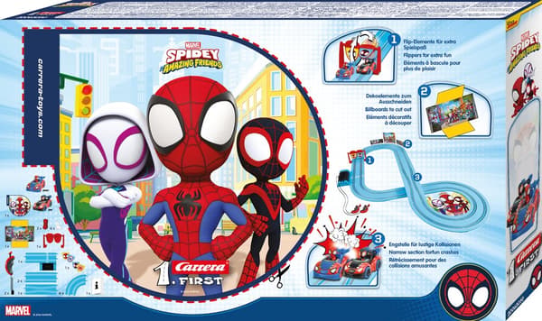 Carrera FIRST Spidey - Go Go! Slot Car Set
