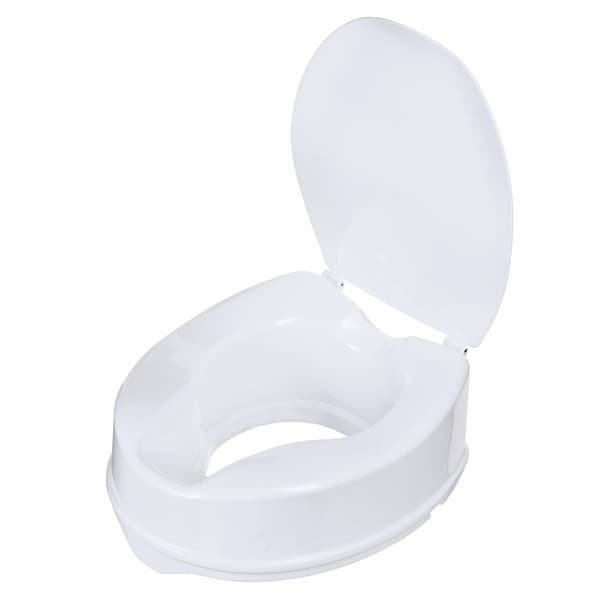 Toilet Seat Elevation Cap with Flap 15 cm