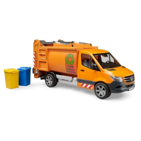 Bruder Mercedes Sprinter Garbage Truck + 2 Containers