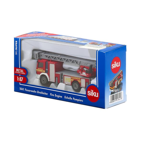 Siku Fire Truck - Model 1841 - Movable Functional Parts