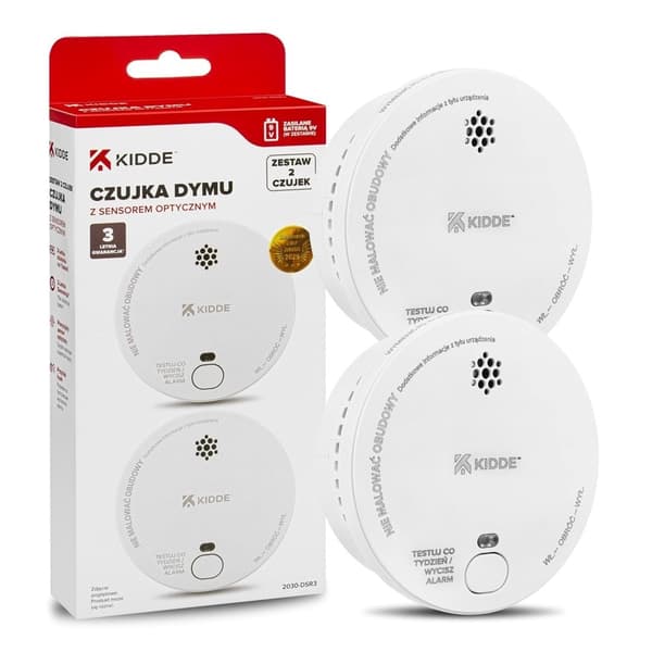 KIDDE Set of Two Smoke Detectors 2030-DSR3