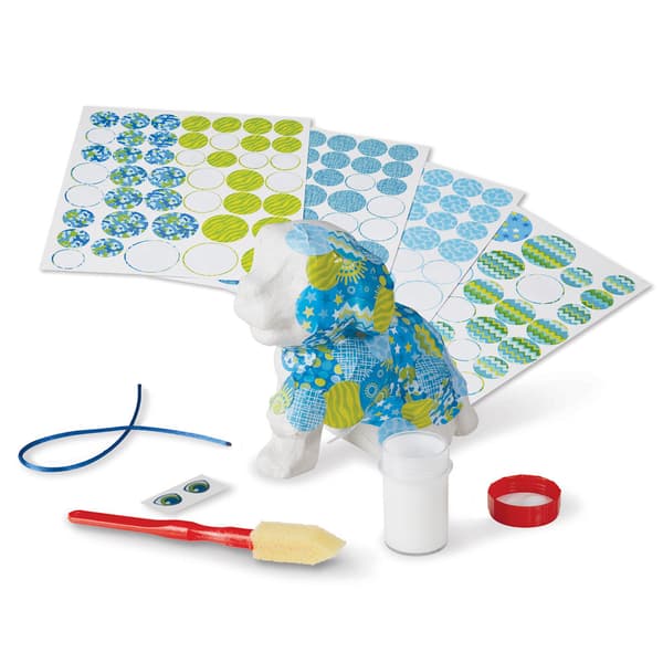 Melissa & Doug Hobby Box Dog Patchwork - Decoupage Set for Kids