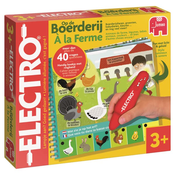 Jumbo Electro Wonderpen On The Farm - Interactive Learning Toy for Ages 2+