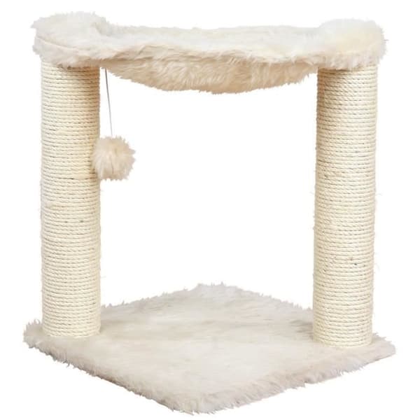 TRIXIE Cat Tree Scratching Post Hammock - 50 cm - Cream