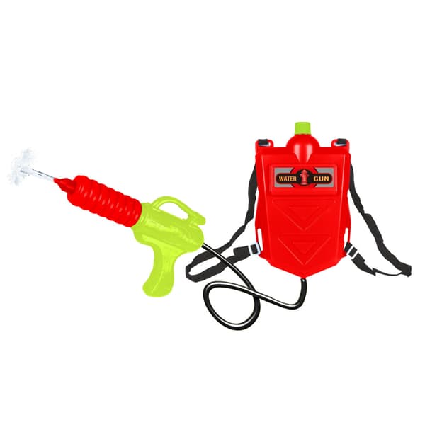 Summertime Firefighter Water Gun 2000 ml, Red/Yellow, Ages 3+