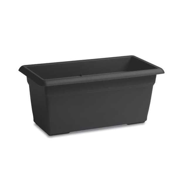 STEFANPLAST MEDITERRANEO Rectangular Planter - 110 L - 100x45x40H cm - Anthracite