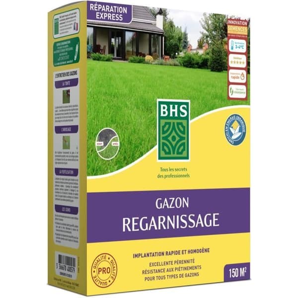 BHS Grass Seed - Overseeding Dry Ground - 3 kg - Durable
