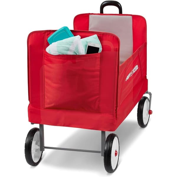 Radio Flyer Wagon Red - 104x54x81.7 cm - Easy to Fold
