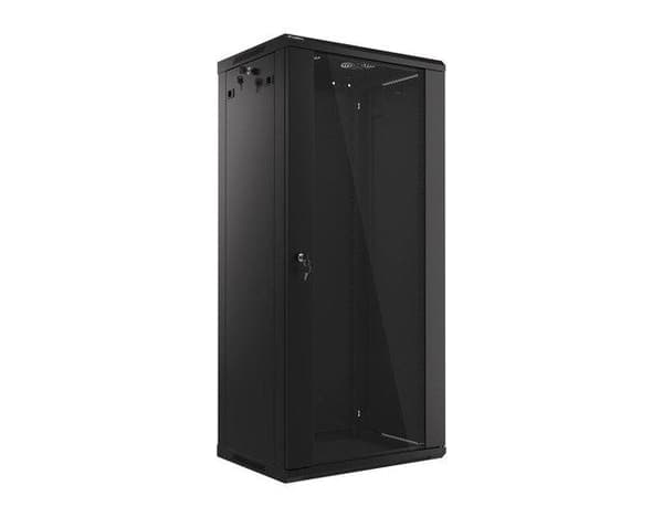 Lanberg WF01-6427-10B Rack Cabinet 27U Wall Mounted Black