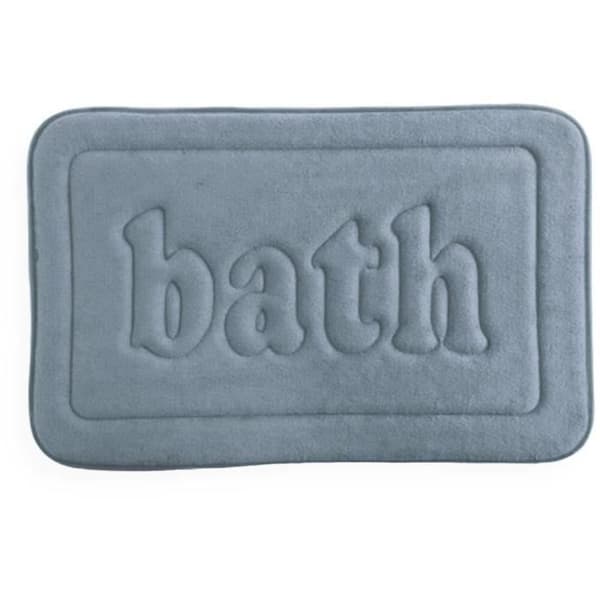 TODAY Memory Foam Bath Mat - 40 x 60 cm - Blue