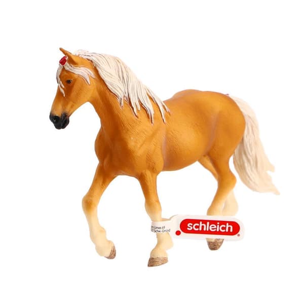 Schleich Haflinger Mare with Red Bow - Suitable for Children 5+