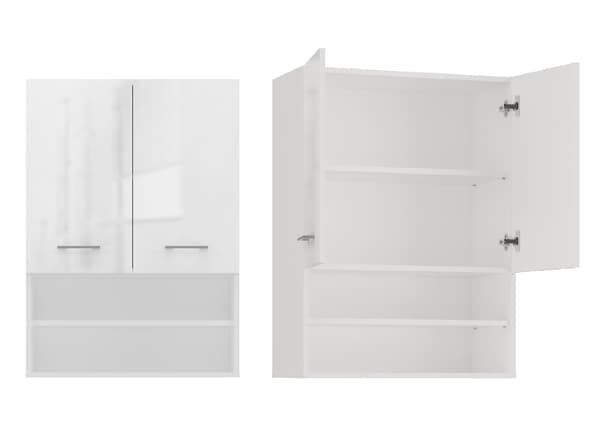 Topeshop POLA MINI DK BPOŁ Bathroom Storage Cabinet White