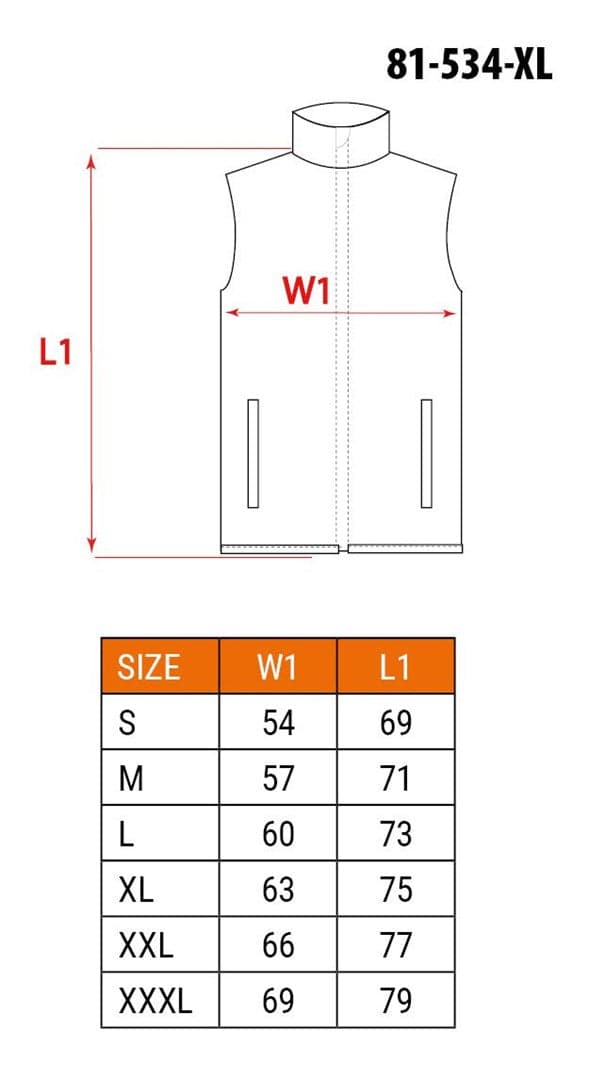 NEO Tools 81-534-XL Work Vest - Premium Down