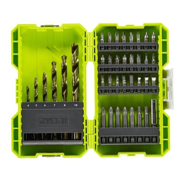 RYOBI 38-Piece Mixed Drilling and Screwdriving Accessory Set - RAK38SDD