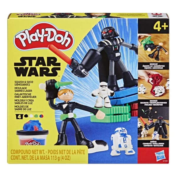 Play-Doh Star Wars Smash and Chop Lightsabers - Action Figure Playset - Suitable for Ages 4+