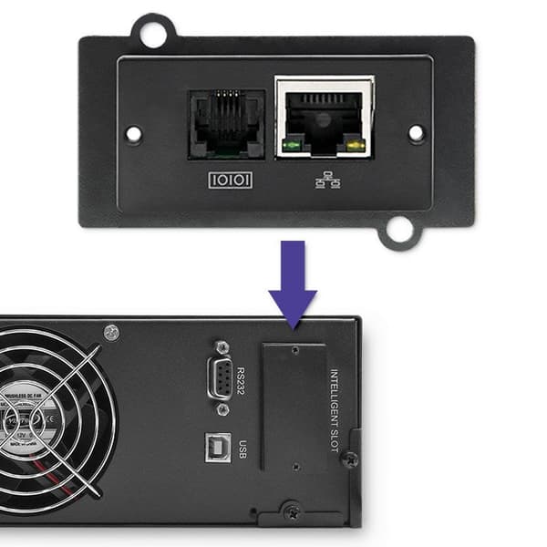 Qoltec UPS RACK 1KVA 800W LCD