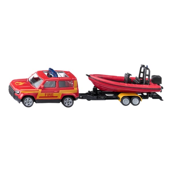 Siku Land Rover Defender with Boat