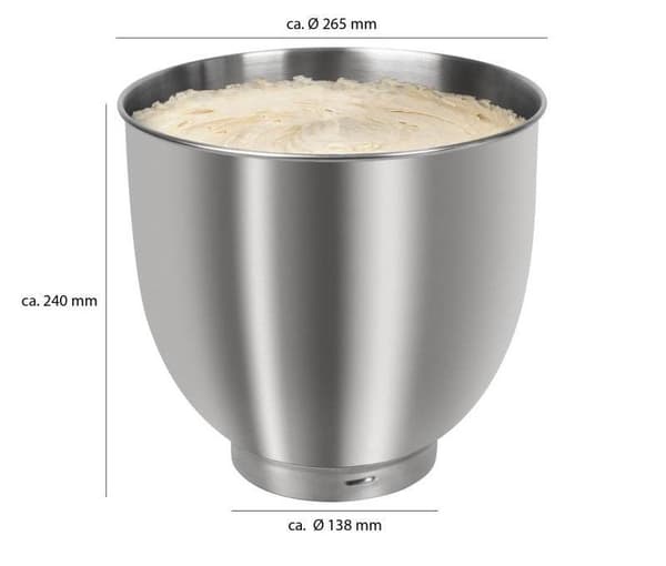 BOMANN Food Processor 600W Red KM 6036