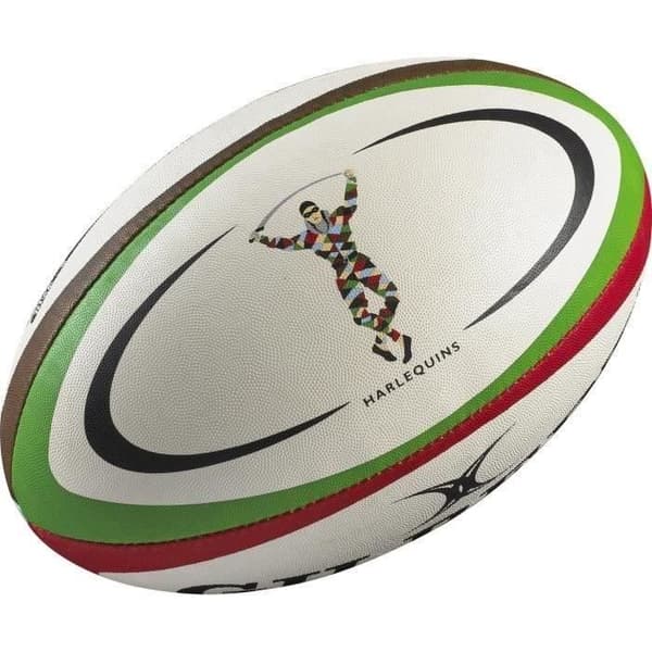 GILBERT Replica Rugby Ball - Harlequins - Midi Size