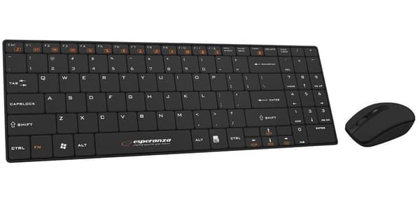 Esperanza EK122K RF Wireless Keyboard QWERTY Black