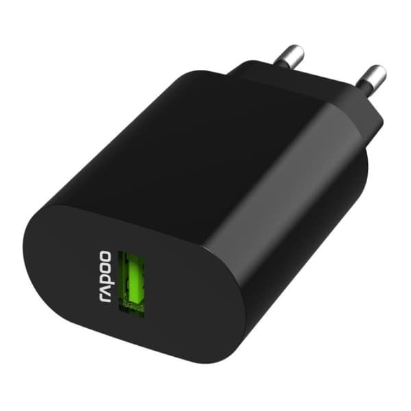 Rapoo XC140 Wireless QI Induction Charger + Charger Black