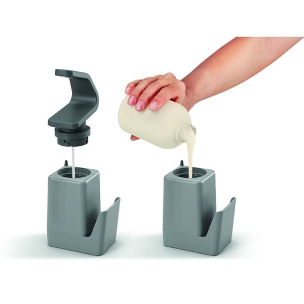 Metaltex Soap-Tex Soap Dispenser 11x8x22 cm Grey