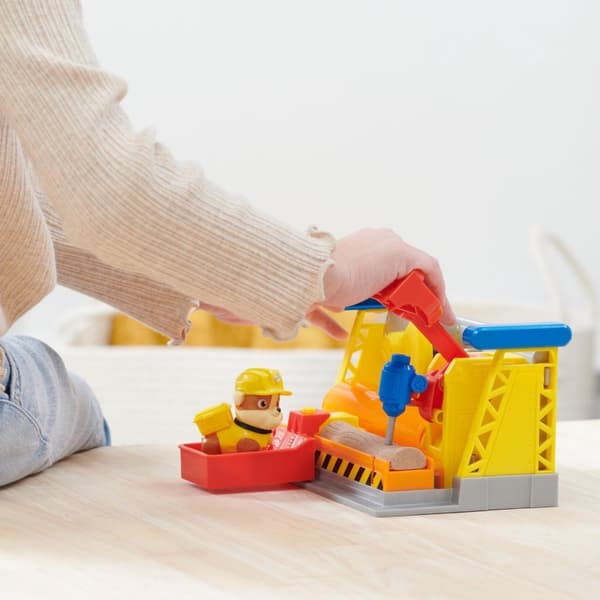 Paw Patrol Rubble & Crew Workshop Playset with Tools and Kinetic Sand