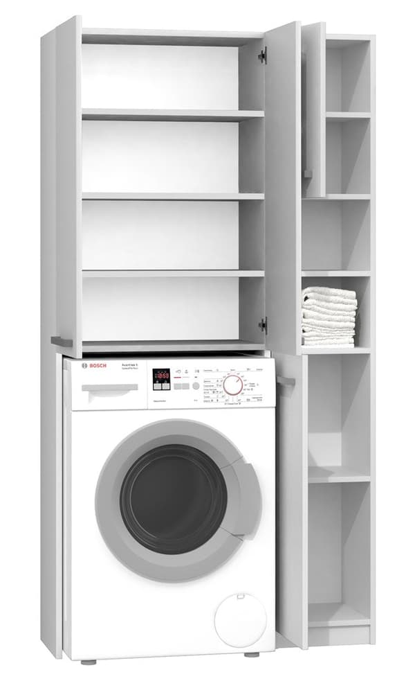 Topeshop MARPOL DD Bathroom Storage Cabinet - White - Model: MARPOL DD
