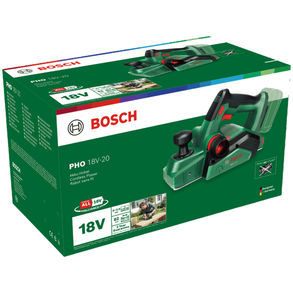 BOSCH Cordless Planer - PHO 18V-20 - 82 mm