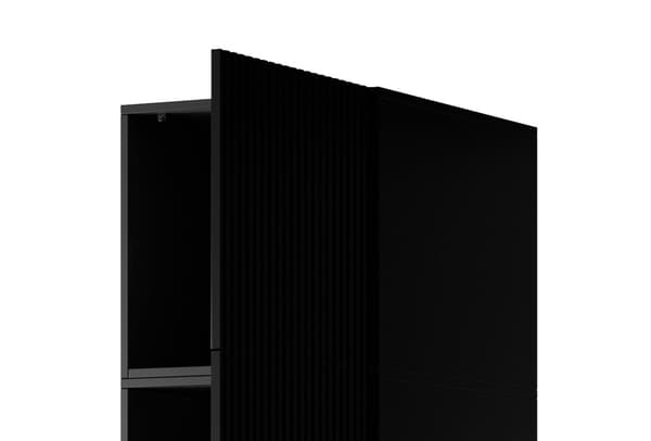 Wardrobe PAFOS 1D BASE 45x55 5x45 Black Matt