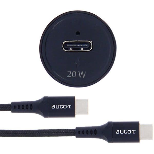 AUTO T Car Charger Kit - USB-C - 20W - 5A