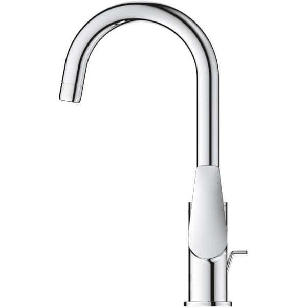 GROHE Single-Lever Basin Mixer Tap - Size L - Gooseneck - Chrome - Water Saving