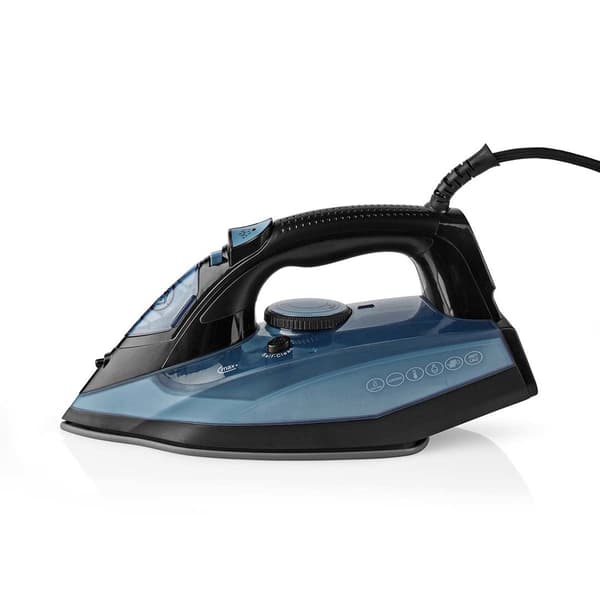 Nedis Iron IRON2000 - Dry Iron, Ceramic Soleplate, 2600 W Blue