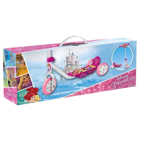 STAMP - 3-Wheel Scooter - DISNEY PRINCESSES - Height Adjustable