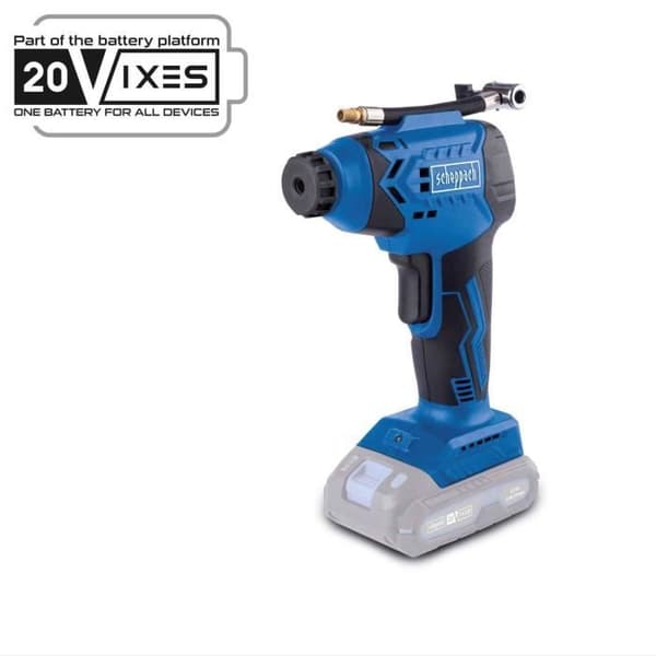 SCHEPPACH C-AC20-X Cordless Compressor - Max Pressure 7 Bar - 6 Accessories Included