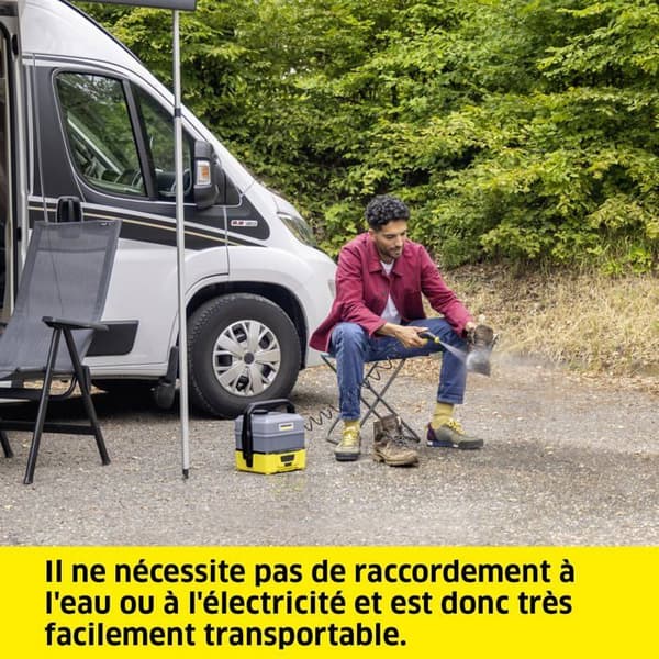 KARCHER OC 3 PLUS Compact High-Pressure Cleaner - Battery-Powered - Mobile Cleaning