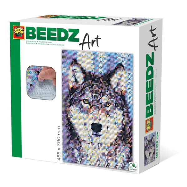 SES Creative Beedz Art Iron-on Beads Wolf 7000 Pieces