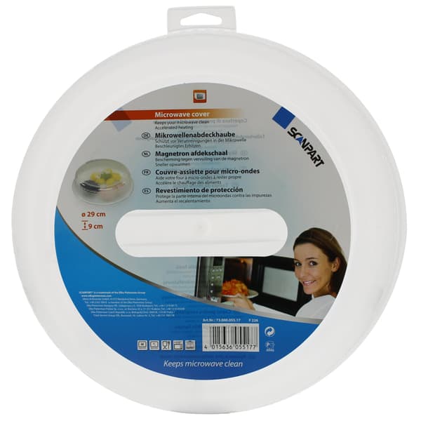 Scanpart Jumbo Microwave Lid - 29x9 cm - Transparent
