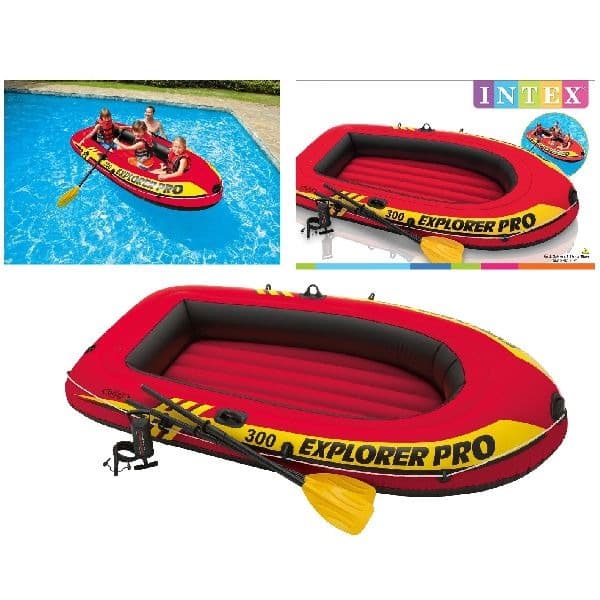 Intex Explorer Pro Boat 300 Set with Paddles 58358NP