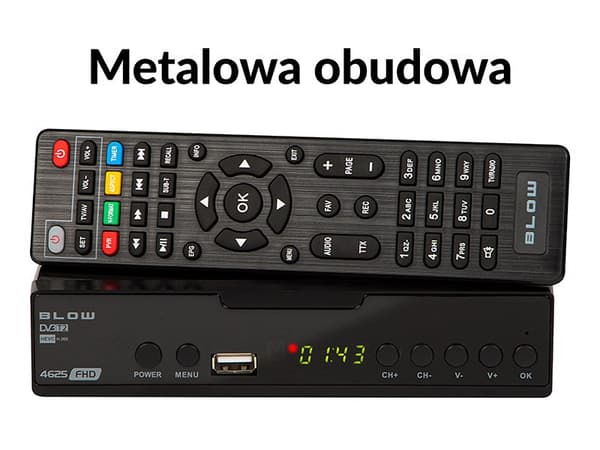 BLOW 4625FHD H.265 DVB-T2 Decoder | Tuner