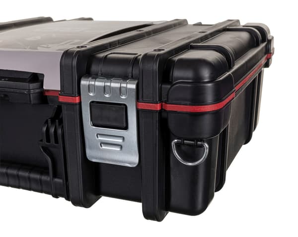 Keter 237003 Hard Shell Equipment Case Black Red