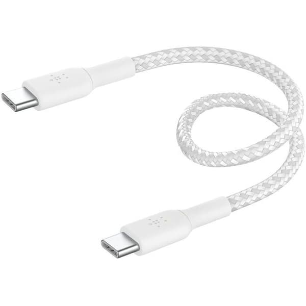 BELKIN USB-C to USB-C Braided Cable - 0.15 m - 60W Fast Charging
