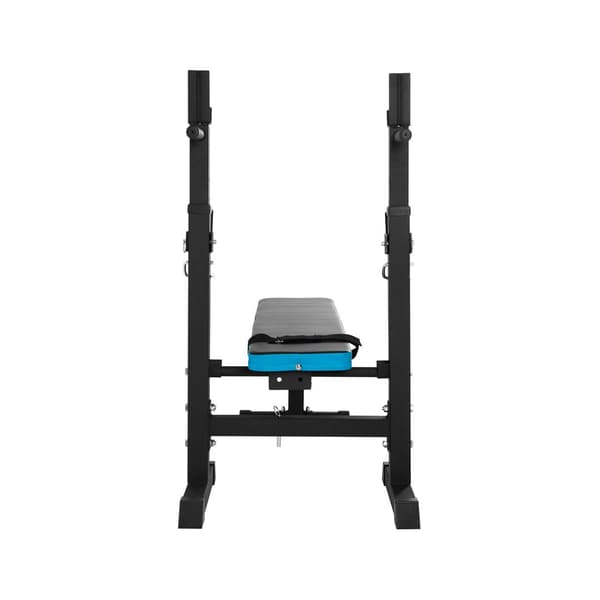 REBEL ACTIVE Adjustable Straight Training Bench with Stands