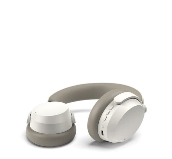 Sennheiser ACCENTUM Wireless - Over-Ear Headphones with Microphone - Bluetooth - Active Noise Cancellation - White