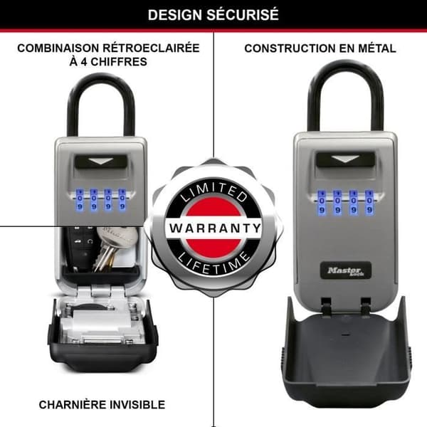Master Lock Security Cabinet Key Box - Size M - Model 5424EURD